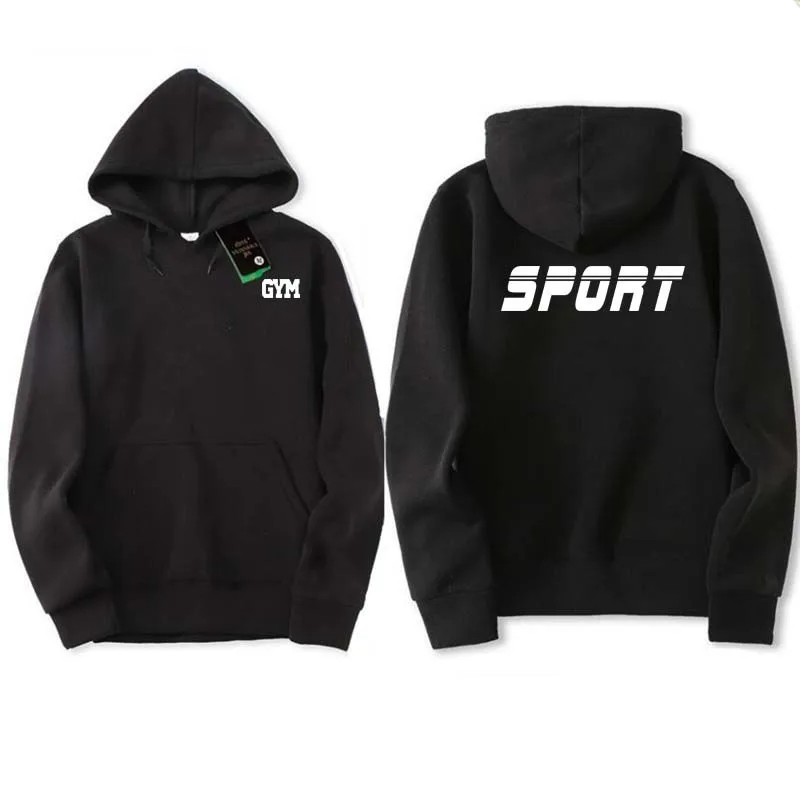 Новинка 2017 года бренд осень-зима Бодибилдинг Толстовки Для мужчин животного