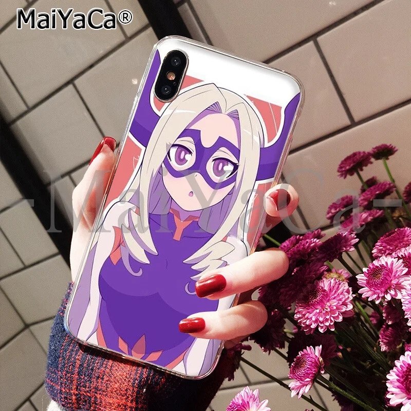A10 MaiYaCa сексуальный мультфильм аниме kawaii Девушка кошка ТПУ чехол для телефона оболочка для Apple iPhone 8 7 6 6S Plus X XS MAX 5 5S SE XR - Цвет: A10