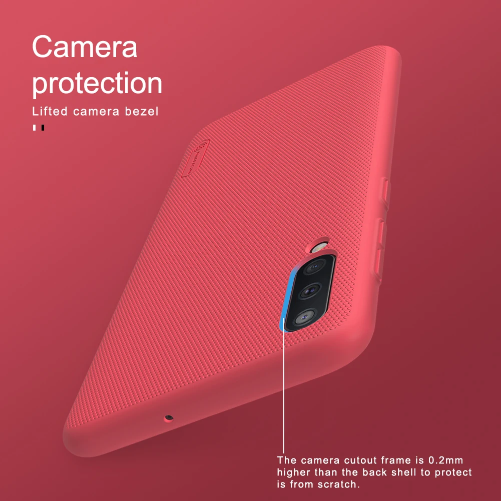 Чехол для samsung Galaxy A10 A20 A30 A40 A50 A60 A70 Nillkin Мороз Матовый Жесткий чехол-накладка на заднюю панель с рисунками samsung A50 чехол
