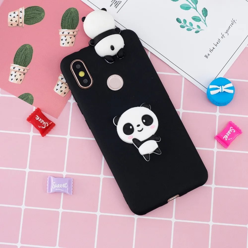 Единорог Панда 3D чехол для Xiaomi Mi A2 6X Coque Redmi Note 5 Pro Pocophone F1 Etui Capinha| |