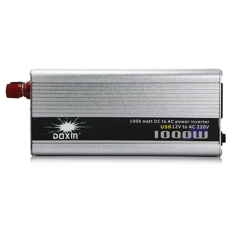 Мощность инвертор 1000 Вт DC 12 В к AC 220 USB порт автомобиля выключатель питания на