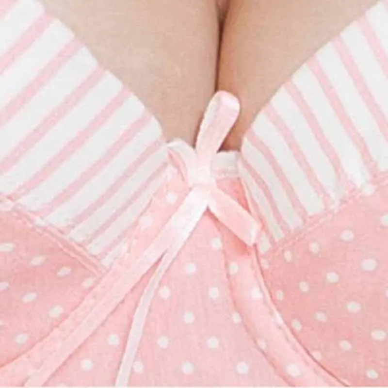 Бюстгальтер на косточках для беременных кормящих грудью бюстгальтер в горошек