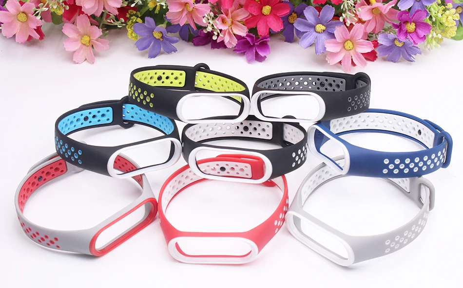 Спортивный ремешок BOORUI mi band 4, удобный ремешок pulseira mi band 4, аксессуары, силиконовый ремешок для xiaomi mi band 4