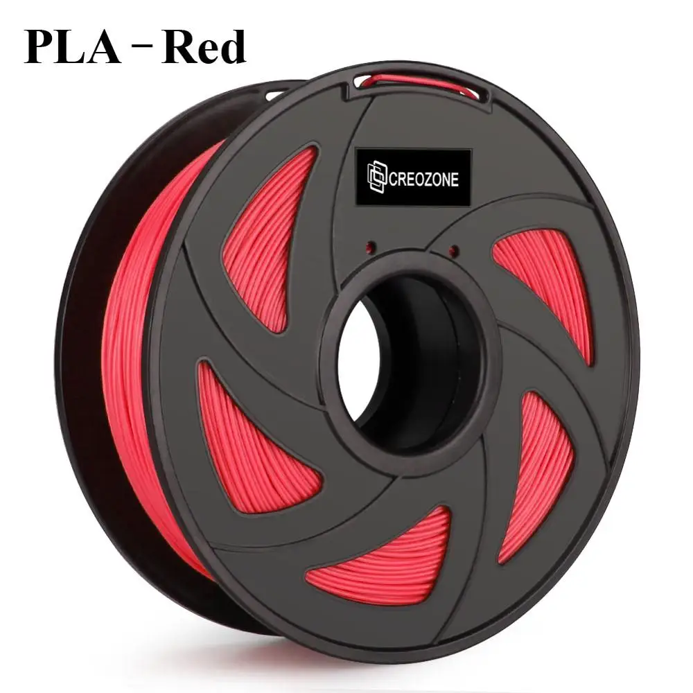 PLA-Red Нить для 3d принтера CREOZONE 1,75 мм 1 кг PLA ABS Нейлон Дерево TPU PETG Carbon ASA PP PC 3D пластиковая печатная нить из России - Цвет: PLA-Red