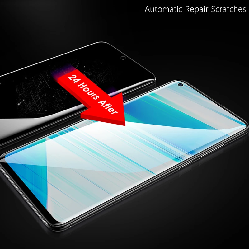 CHYI 3D изогнутая пленка для vivo Z5x V1911A V1919A Защитная пленка для экрана 6,53 Дюймов Полное покрытие гидратационная пленка с инструментами не закаленное стекло