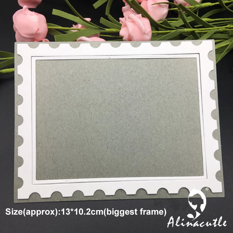 Штамповка для резки металла зубчатая рамка склеивания альбом скрапбукинга