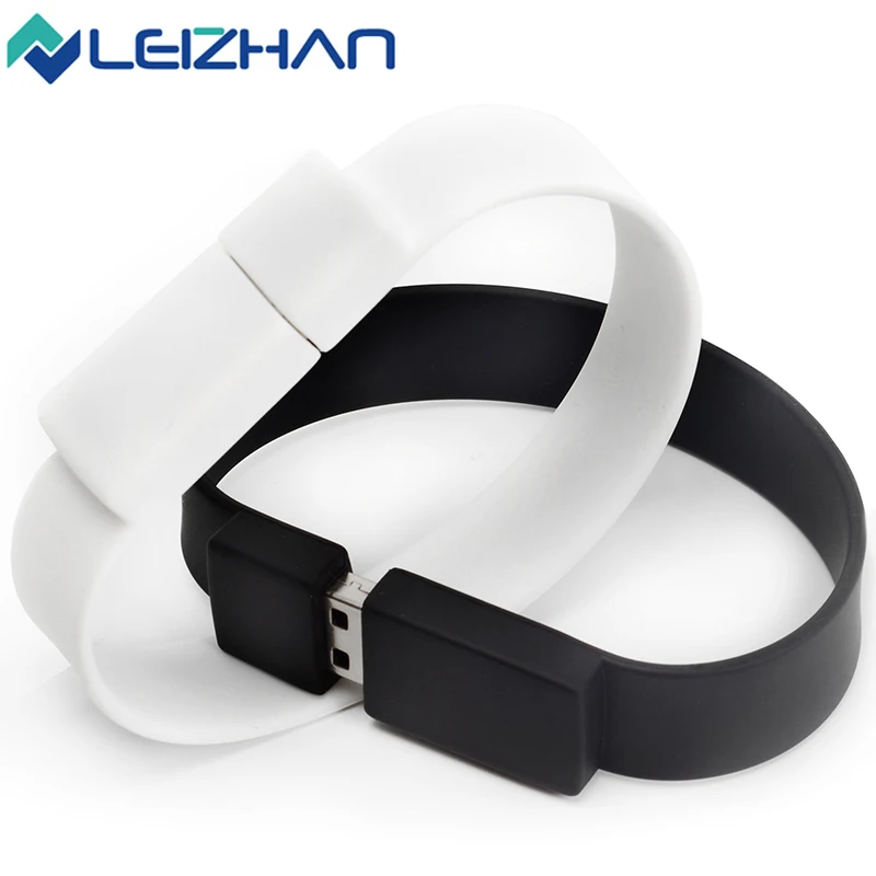 Leizhan usb флэш-накопитель 2.0 силиконовый браслет 4 г красочные Memory Stick 8 внешний Pendrive
