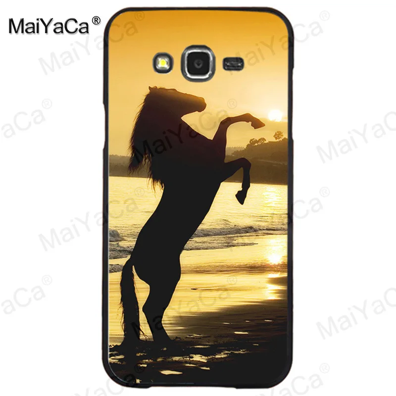 MaiYaCa runing horse хит продаж модный веселый динамичный черный силиконовый мягкий tpu