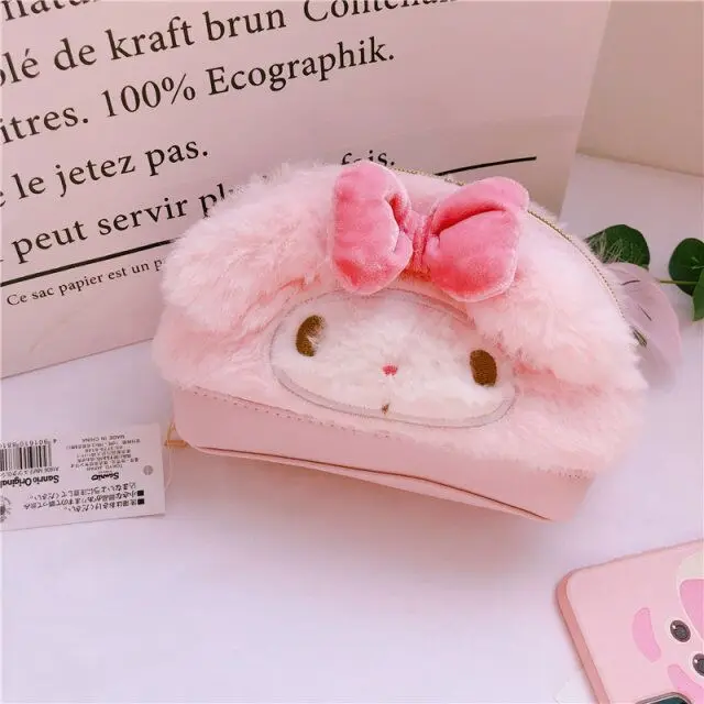 Аниме My Melody Cinnamoroll Pudding Dog плюшевый Кошелек для монет сумка для девочек из аниме подарок для детей 12 см* 17 см