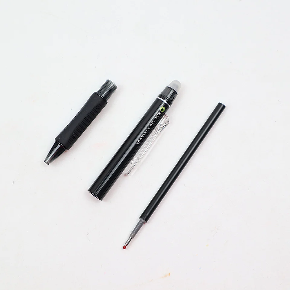 Кавайная стираемая гелевая ручка 0 5 мм черные/синие чернила симпатичная