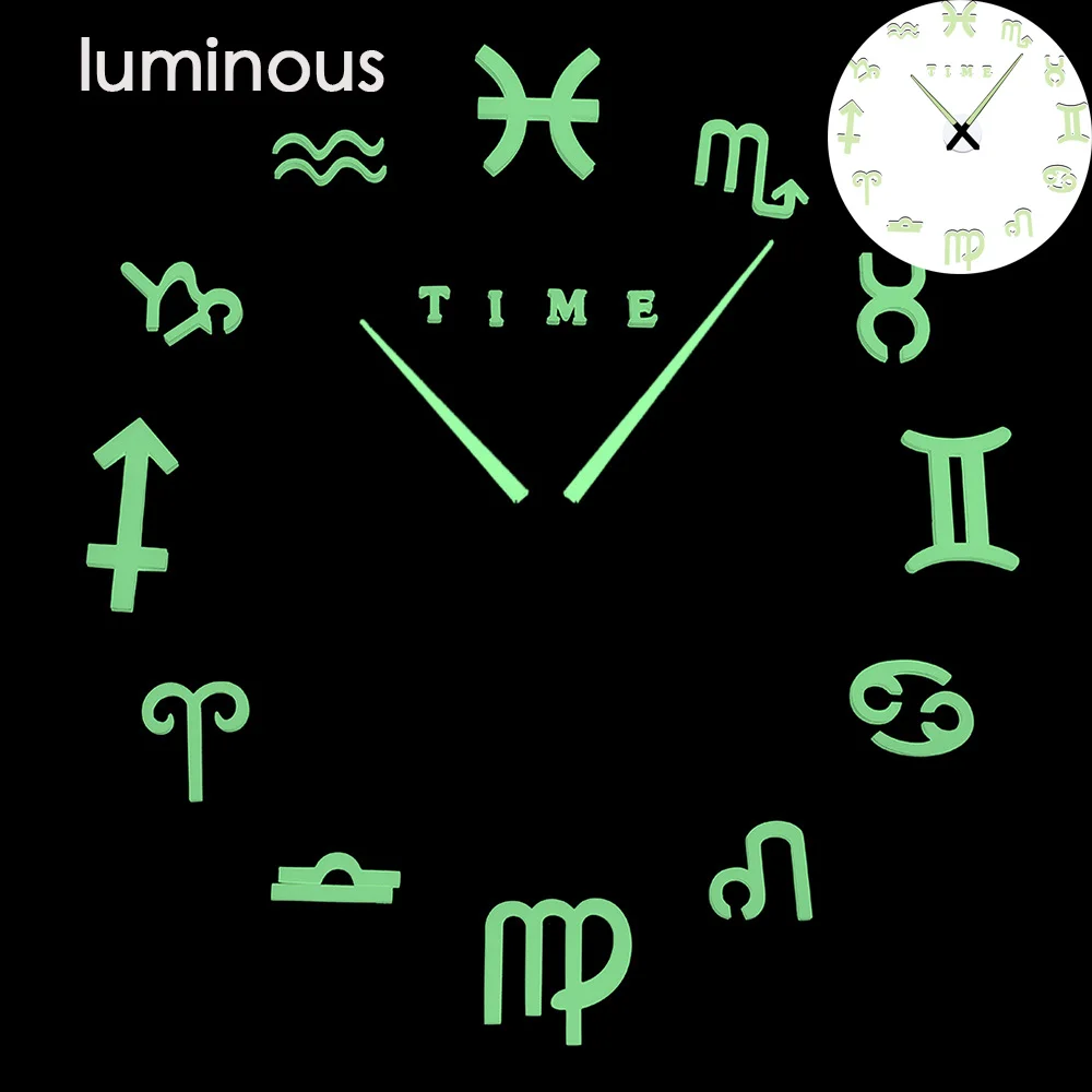 wall clock 20 27 различных дизайнов светящиеся настенные часы современный дизайн настенные цифровые большие Big3D DIY модные Saat Reloj Horloge klok - Цвет: wall clock 20