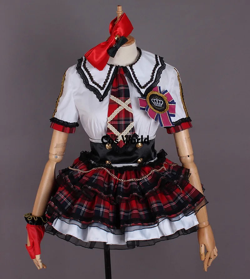 Платье рубашка с короткими рукавами Love Live Sunshine Aqours CYaRon Concert Takami Chika Униформа