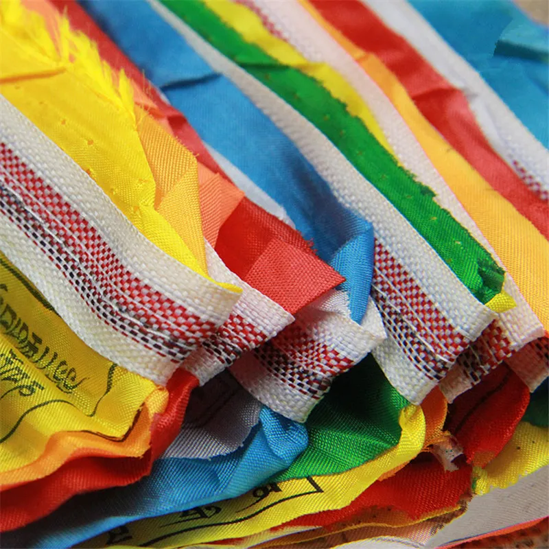 Буддистские товары священный Шелковый молитвенный флаг для продления жизни