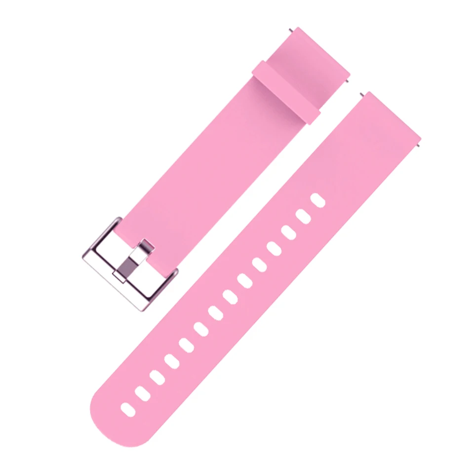 Pink Mijobs чехол для Xiaomi Huami Amazfit Bip BIT Band Браслет умные часы аксессуары Рамка PC протектор Силиконовый ремешок - Цвет: Pink