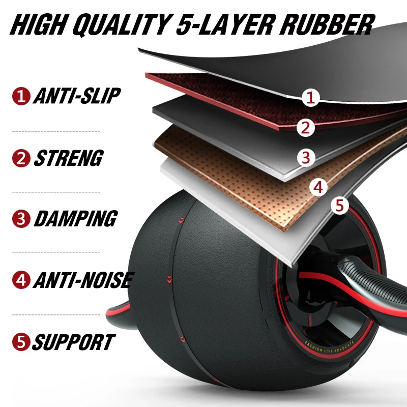 Отскок AB колеса ролик стрейч эластичный абдоминальное сопротивление инструмент