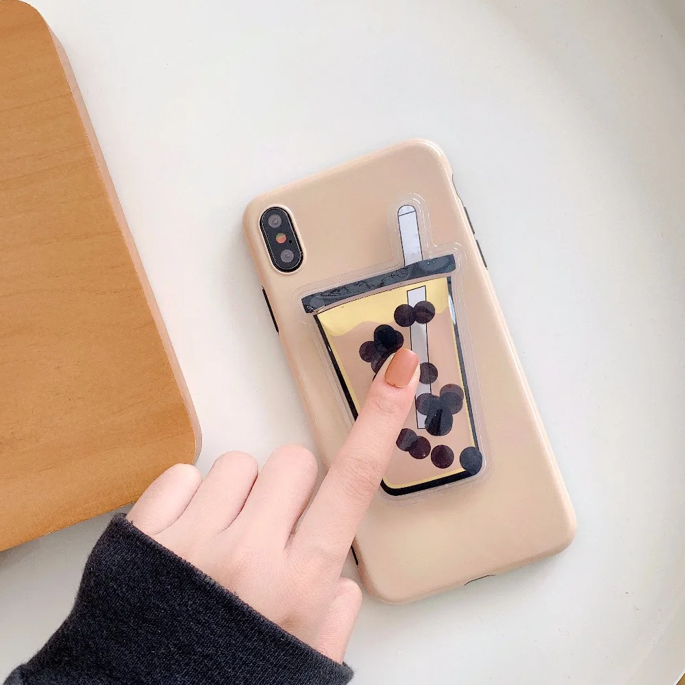 Zxtrby чехол для телефона с рисунком молочного чая iphone XS Max XR X 6 6s 7 8 plus Модный мягкий