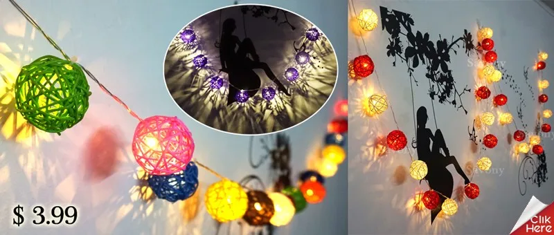 2 Наборы для ухода за кожей 2 м/3 м Медь провод строка 20 30 LED Батарея управляется Фея огни для Рождество елка украшения