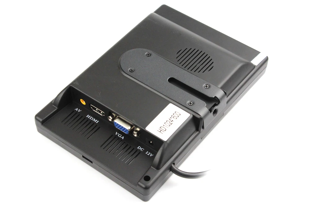 Uvusee 7 дюймов 1024x600 TFT цветной lcd AV автомобильный монитор заднего вида с HDMI VGA AV входом CCTV монитор безопасности+ пульт дистанционного управления