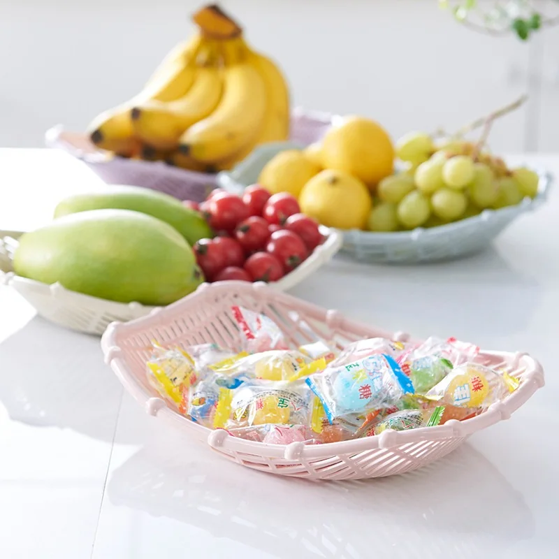 Блюдо для фруктов и конфет поднос закусок корзина хранения еды кухонная овощей