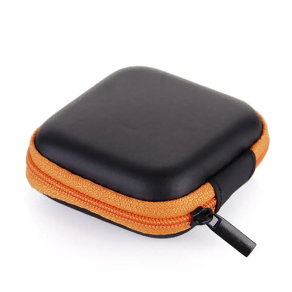 Orange Модная Мини Портативная сумка для наушников USB кабель зарядное устройство контейнер ключевые Ювелирные изделия Чехол для хранения подарок для дома путешествия Упаковка Органайзер - Цвет: Orange