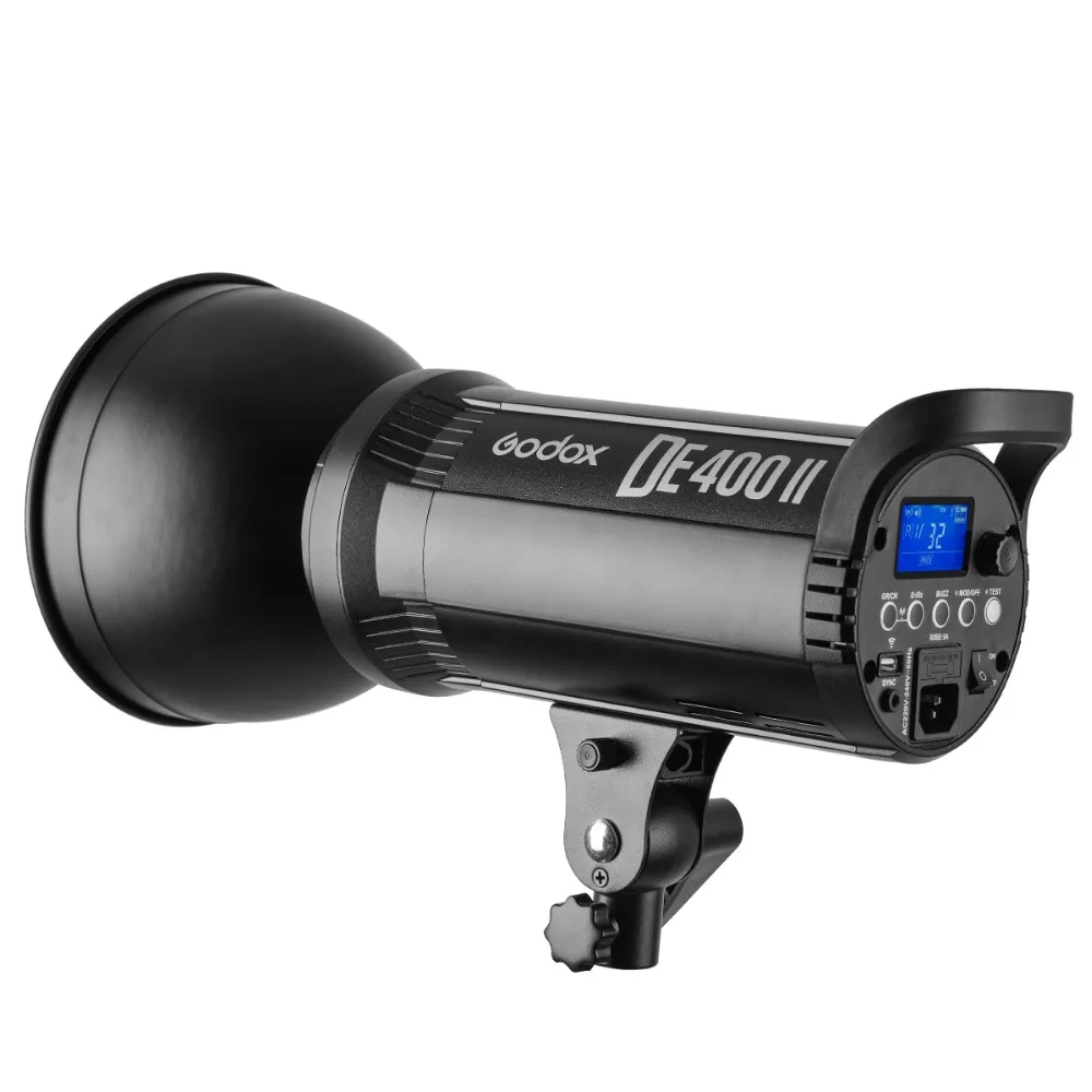 Godox DE400II 400 Вт 400Ws студийная вспышка GN65 стробоскоп головное Освещение фотография Bowens крепление студийная вспышка