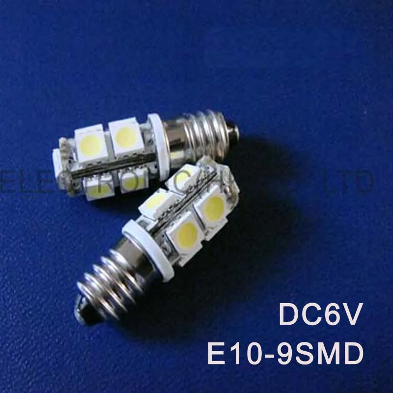Высокое качество DC6.3V E10 Led свет лампа 6V LED 6 3 V индикаторная Бесплатная доставка 10
