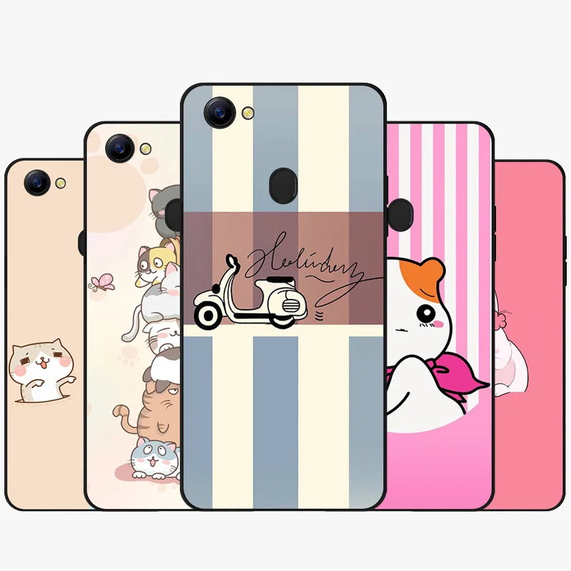 Чехол для OPPO A3 милый мультяшный Мягкий силиконовый чехол OPPOA3 телефона A 3 защитный