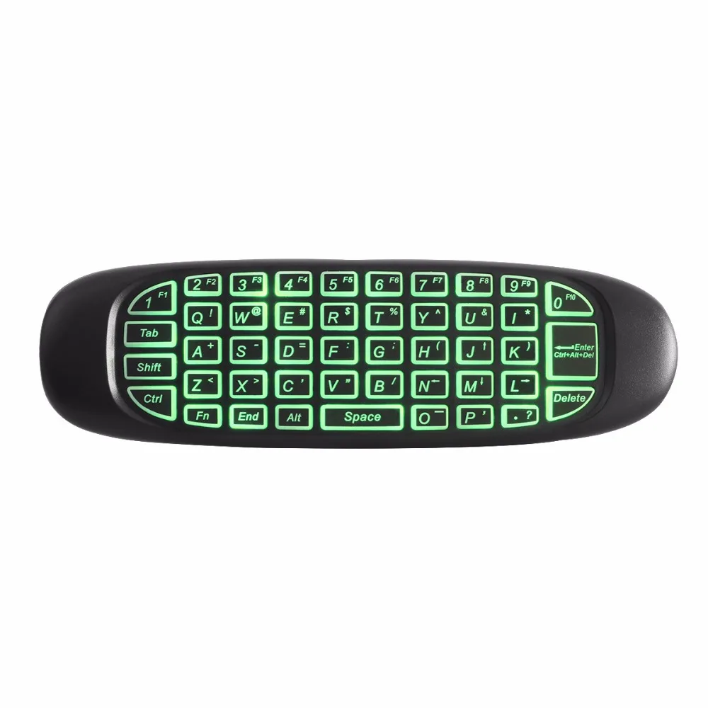 10pcs C120 3 Colors Backlight 2.4G Wireless Air Fly Mouse Keyboard colorful Gaming Remote Controller for PC Android TV Box | Электроника