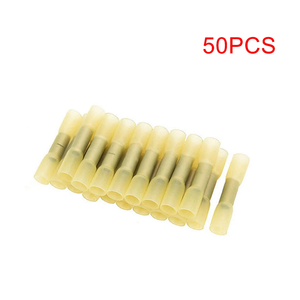 50 pcs Термоусадочные стыковые соединители изолированные водонепроницаемые клеммы морской медный провод электрические комплекты DTT88 - Цвет: 50 pcs