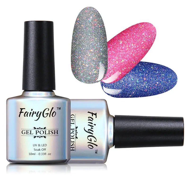 FairyGlo 3 шт. 10 мл Неон с сияющими блестками лак для ногтей Гибридный лак для ногтей, маникюр набор "сделай сам" лак гель для ногтей набор гелевое покрытие для ногтей, полустойкое к Наборы - Цвет: 175