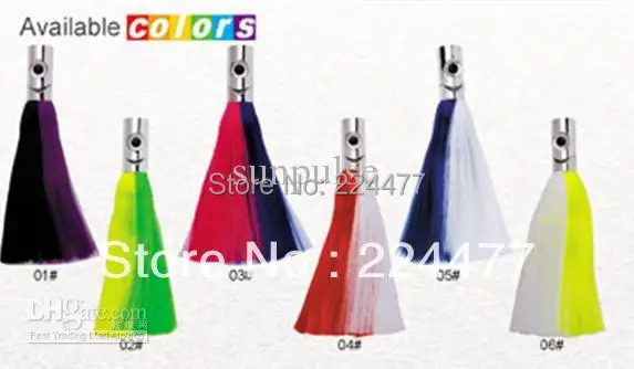 6 5 дюймовая приманка для рыбной ловли юбка волос Осьминог океана морская блесна