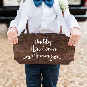 Цветочная вывеска для девочек, виниловые наклейки, надпись папочка, надпись Мамочка, украшение для свадебной вечеринки, обручальное кольцо AZ295