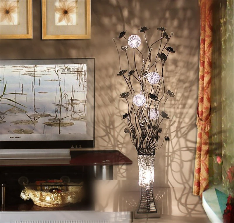 Красивая Напольная Лампа в виде вазы короткая модная напольная лампа ручной