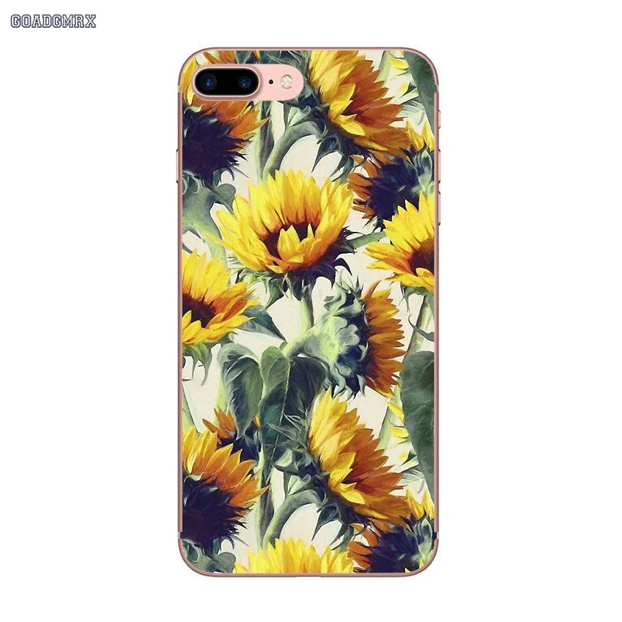 image 9 Чехол из ТПУ симпатичная Маргаритка Подсолнух цветочный для Xiao mi Red mi 2 S2 Note 6 7 6A mi 8 Lite 9 SE Pro mi Max 3 mi x 2 2 S 3 Pocophone F1 - Цвет: image 9