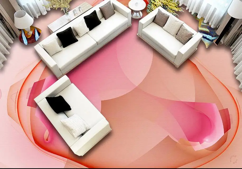 Модные виниловые 3d обои для пола гостиной напольные плитки европейский стиль |