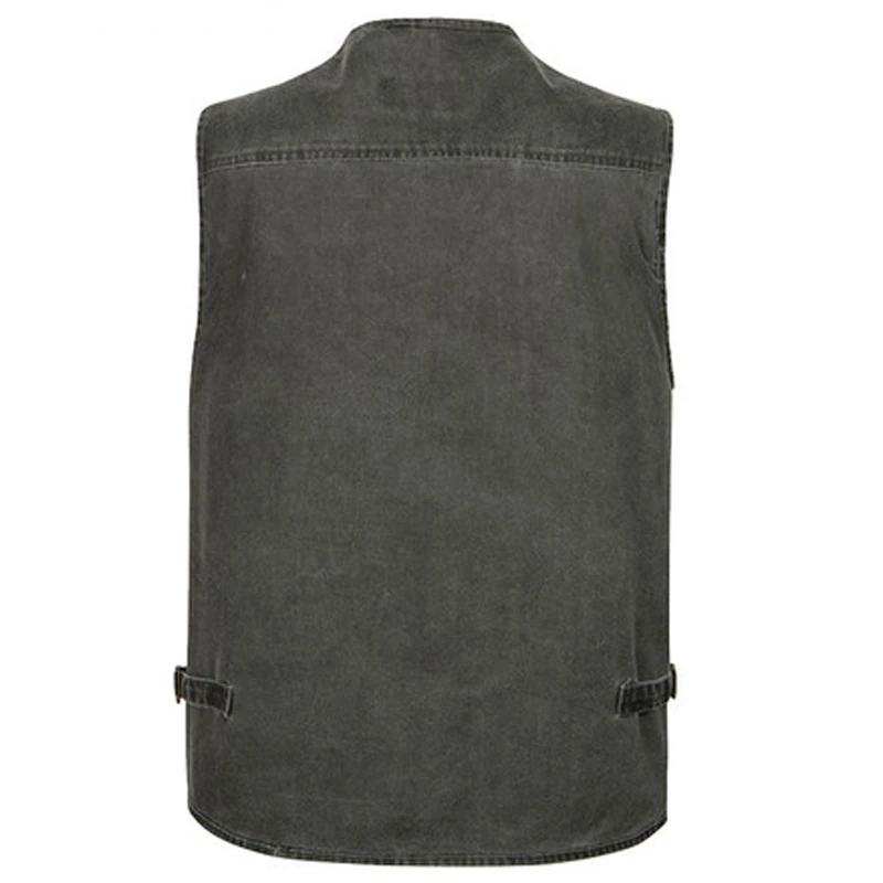 Мужские рабочие карго жилеты размера плюс 7XL большие и высокие мужские уличная