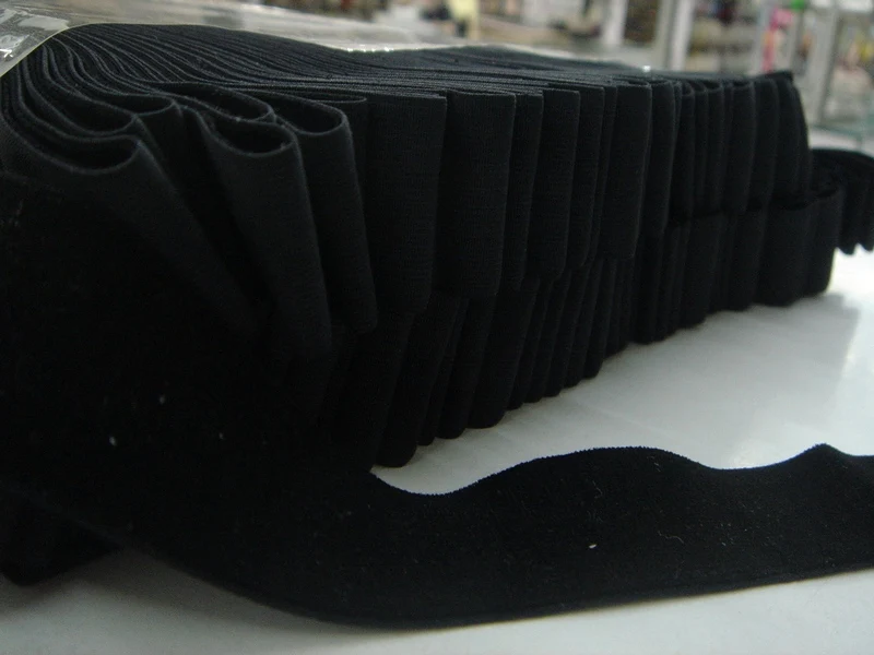 Эластичная бархатная лента 1 дюйм 25 мм ширина эластичная материал DIY оптовая