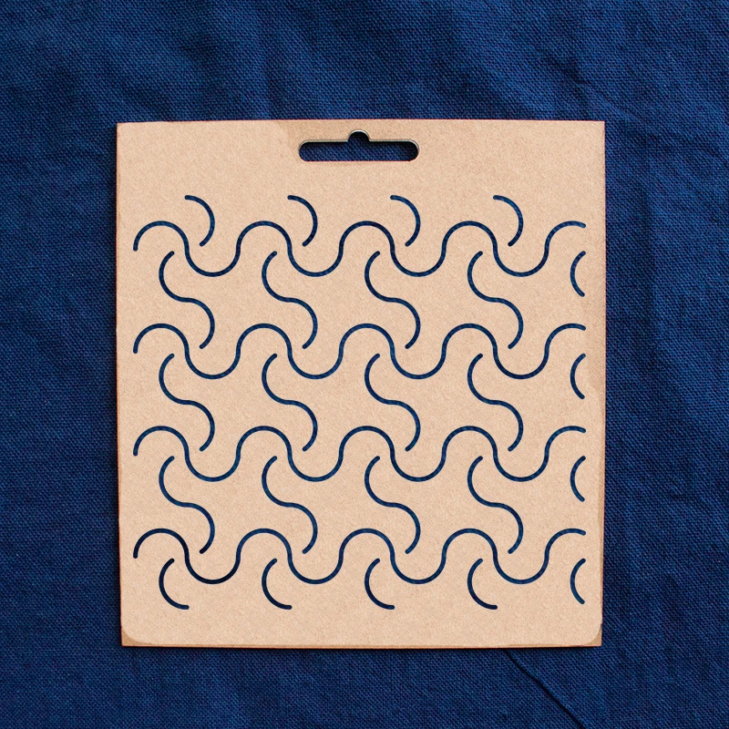 Винтажный волнистый дизайн прозрачный 20*20 см Большой размер costura вышивка