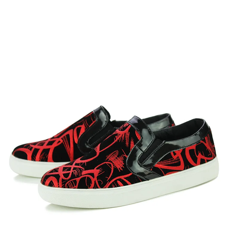 Новинка 2019 года весенние кроссовки с принтом мужская повседневная обувь без