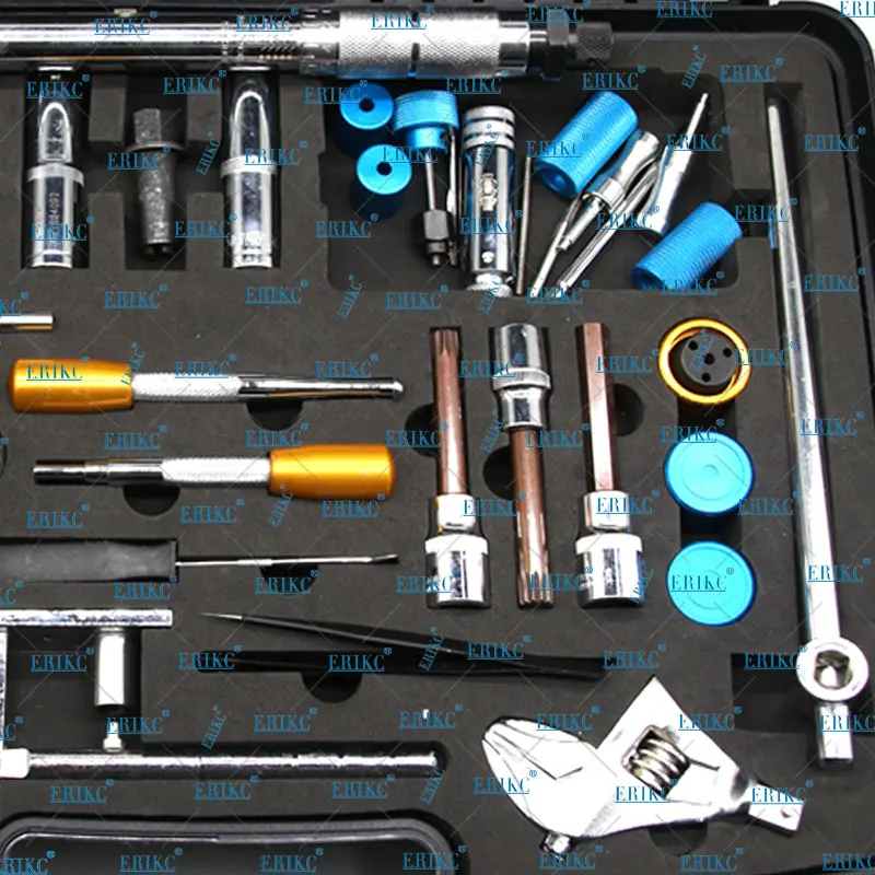 

ERIKC 40pcs Universale Diesel Common Rail Tool Fuel Injector Assy Repair Kits Dismounting Disassemble Remove Full Set for Toyota