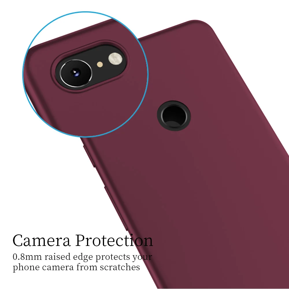 For Google Pixel 3 Case 2 XL Cover On Pixel3 Pixel2 3a Original Silicone Protective Soft Shell |
