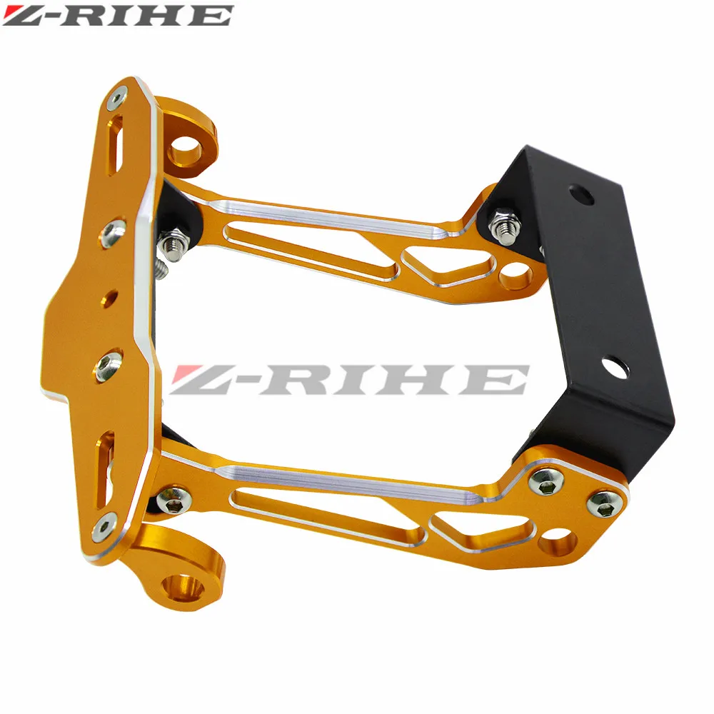 Алюминиевый Кронштейн номерного знака CNC для мотоцикла держатель рамка номерной
