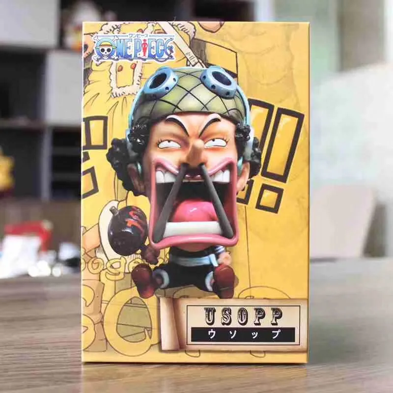 

10CM One Piece Figure Toy God of USOPP King of Artist Sniper Anime Figure Model Doll Birthday Gift Toys for Children