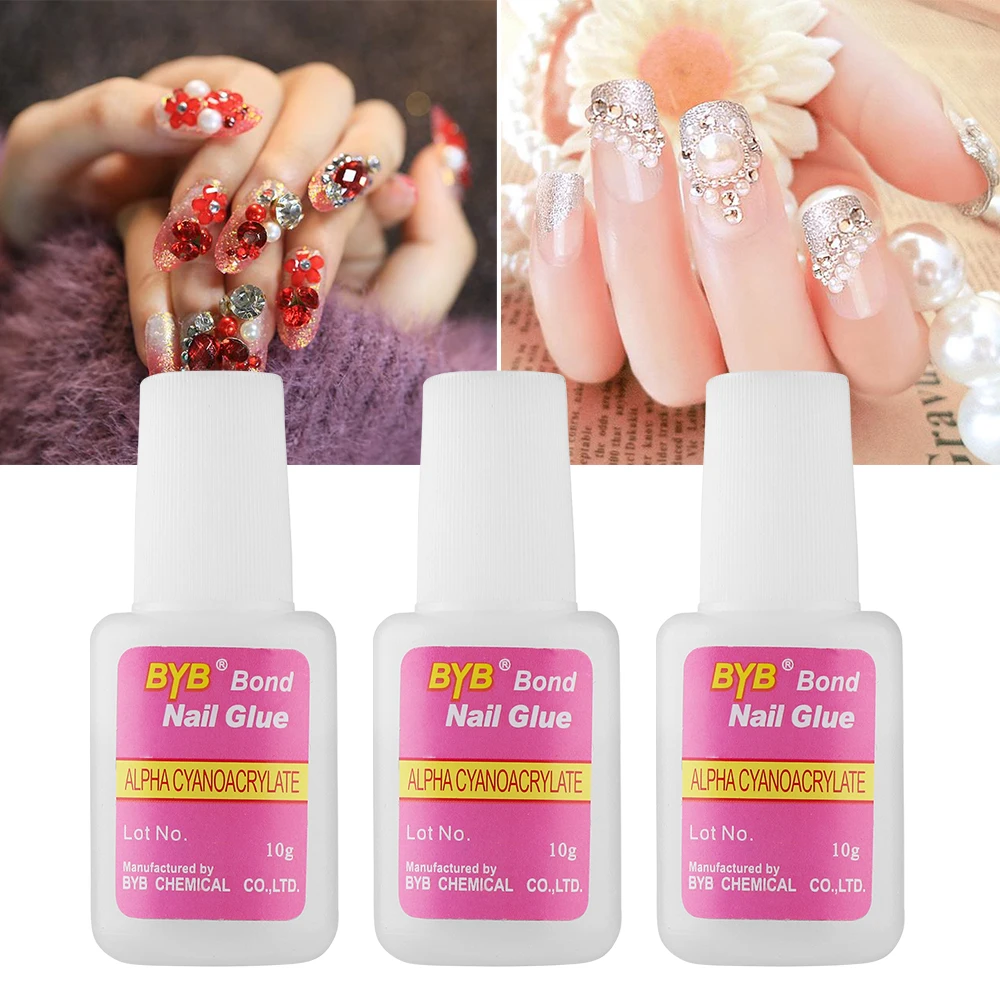 10 мл высококачественный клей для ногтей Стразы накладные французские Типсы