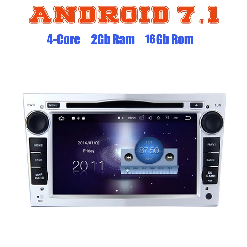 Для opel Meriva Vivaro Zafira Combo Astra corsa Vectra C Signum четырехъядерный Android 7 1 автомобильный dvd gps