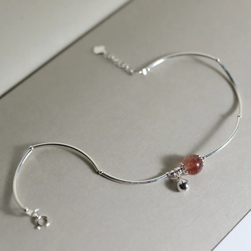 Женский брендовый летний браслет с колокольчиком из стерлингового серебра 925