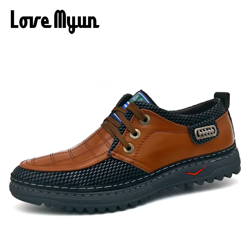 2018 распродажа Сниженная цена брендовая весенняя обувь модная мужская кожаная