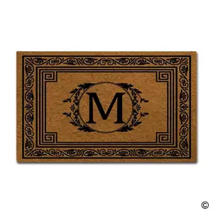 Придверный коврик, коврик для входного пола, с монограммой, дизайнерский Забавный Придверный коврик для использования в помещении и на улице