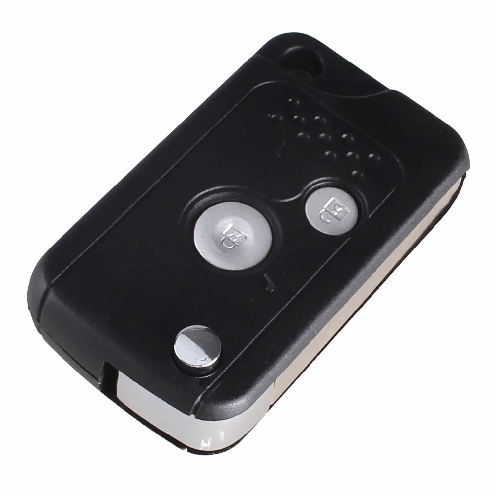 KEYYOU 2 кнопки Замена дистанционного флип складной ключ оболочка для Honda Accord CRV Civic