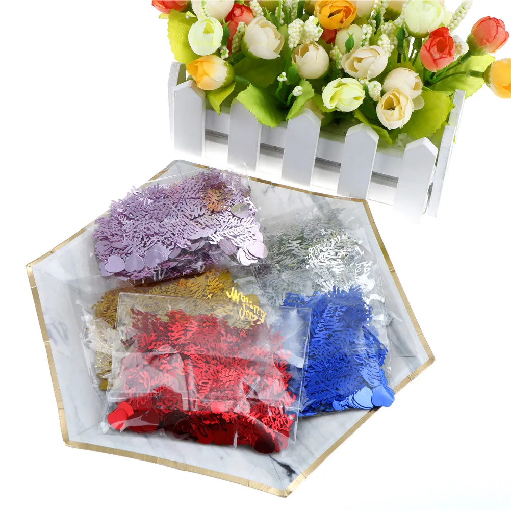 350 шт./упак. свадебные конфетти для молодоженов ожерелье в форме сердца Платье на